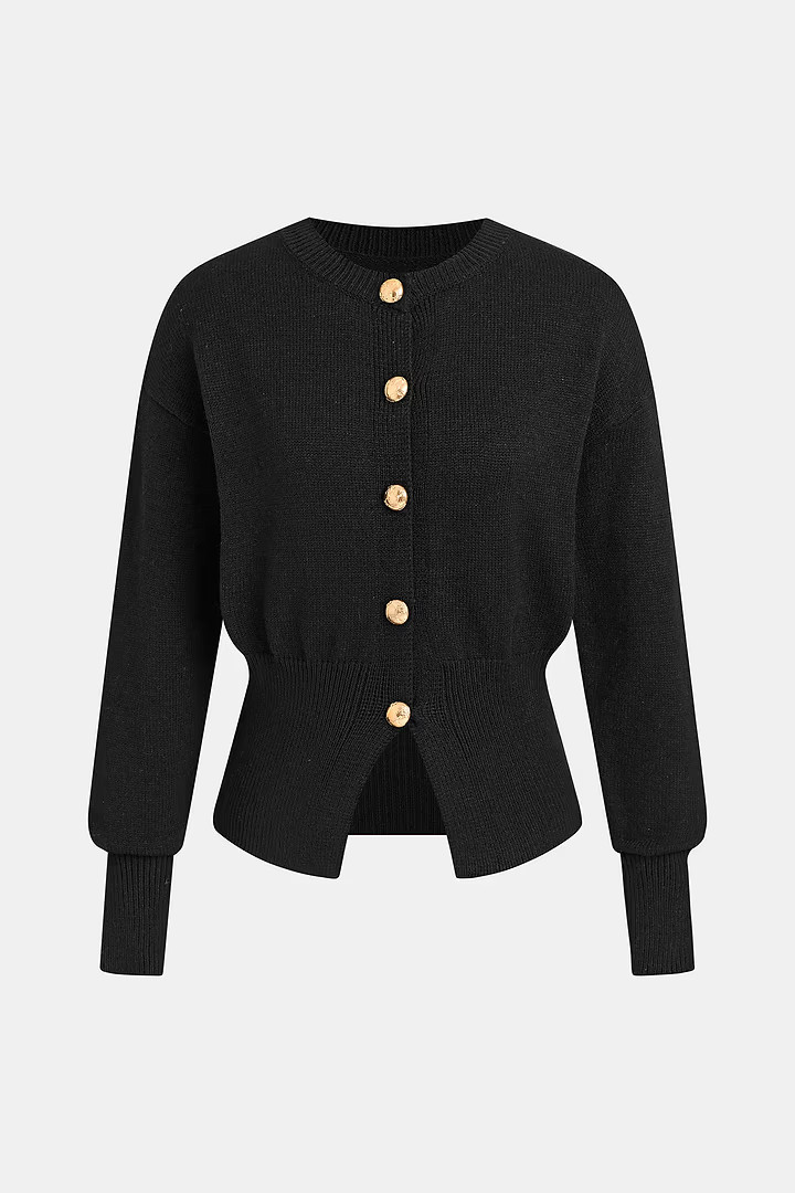 Unexpected Turn Black Cardigan | Cupshe US