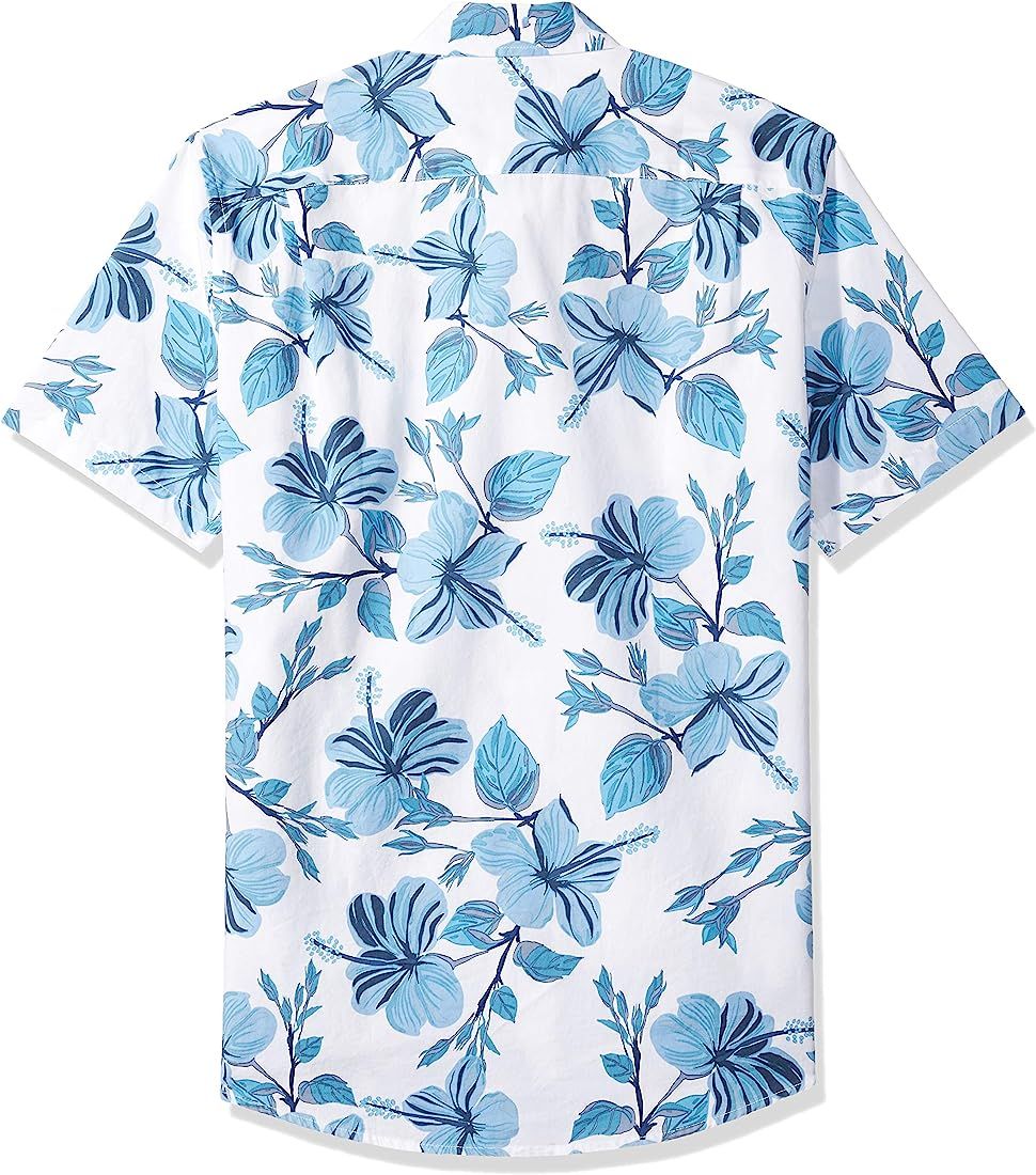 Amazon Essentials Men's Slim-Fit Short-Sleeve Print Shirt | Amazon (US)