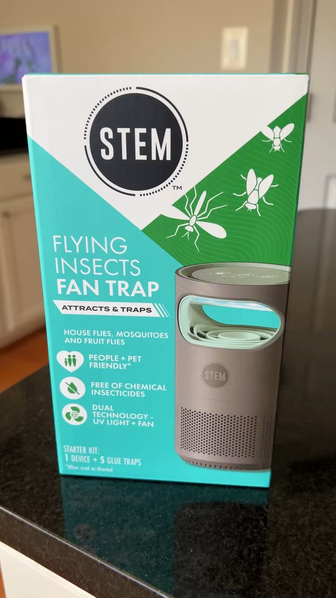 If you have kids who are in and out of the house constantly, you're probably dealing with random flies coming in. This has been the BEST solution we've found- it has a light and a fan designed to attract bugs to land on the sticky part. I've been testing it for about a month and I don't even notice flies in our house anymore- and I've had to switch out the sticky circle part twice because there's been a bunch of bugs. 

#LTKHome #LTKSeasonal #LTKFindsUnder50