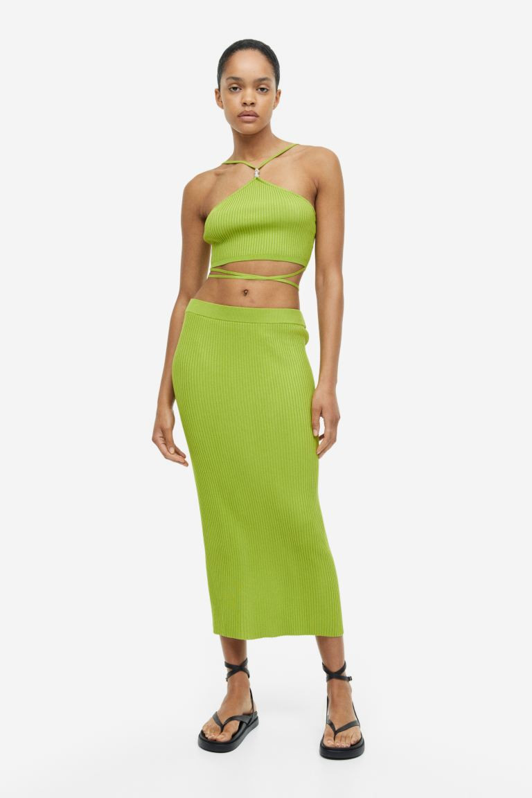 Rib-knit Skirt | H&M (US + CA)