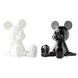 Enesco 6003748 Disney Ceramics Mickey Mouse Sitting Salt and Pepper Shakers, 3.5 Inch, Black and ... | Amazon (US)