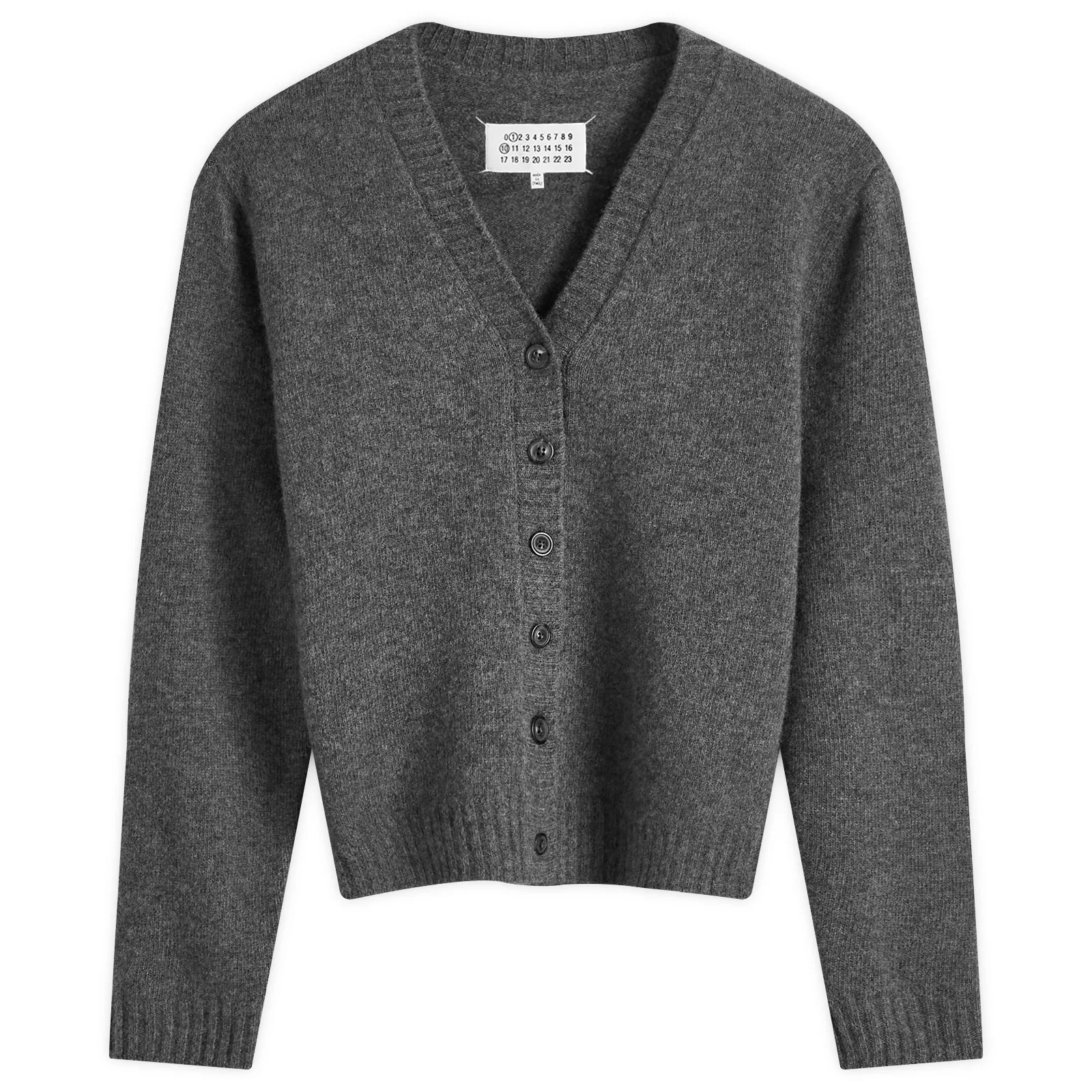 Maison Margiela Women's Cardigan in Grey, Size Medium | END. Clothing