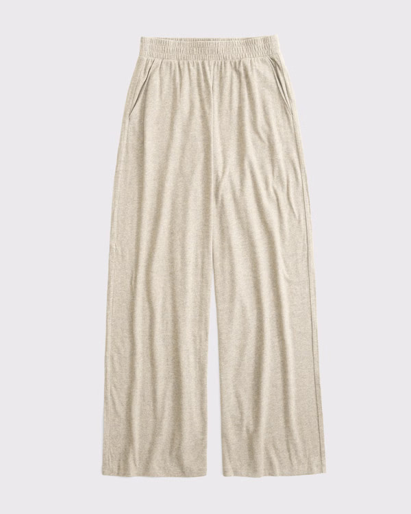 Lounge Brushed Wide Leg Sweatpant | Abercrombie & Fitch (UK)