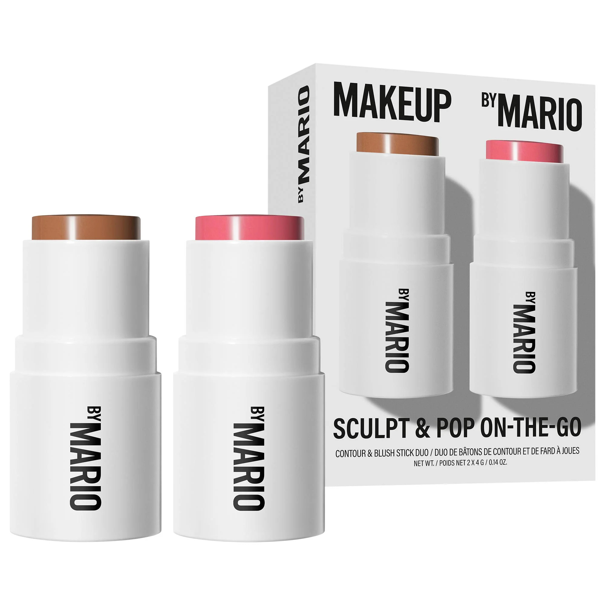 MAKEUP BY MARIO Mini Sculpt & Pop On-The-Go Medium / Pale Petal | Sephora (US)