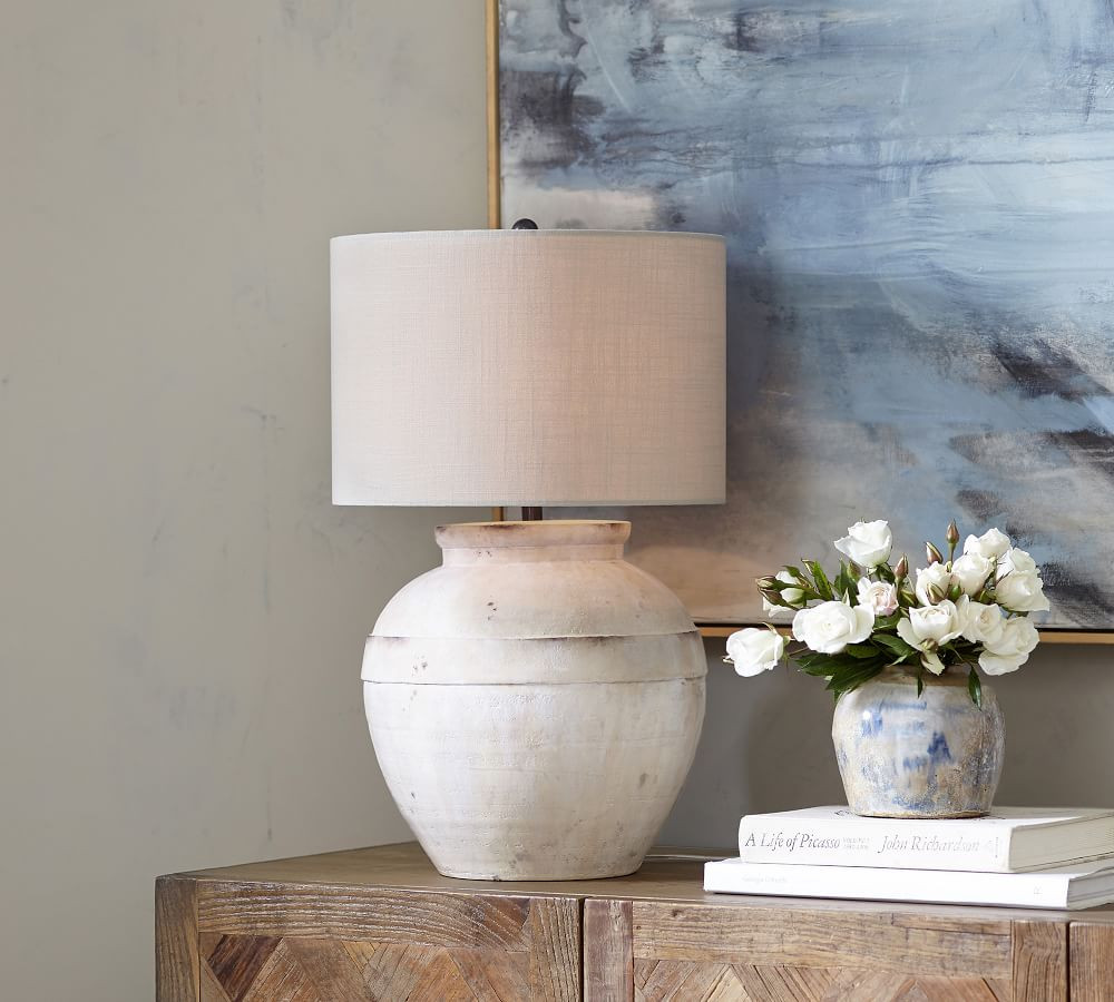Faris Ceramic Table Lamp | Pottery Barn (US)