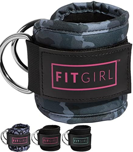 FITGIRL Ankle Strap for Cable Machines and Resistance Bands, Work Out Cuff Attachment for Home & ... | Amazon (US)