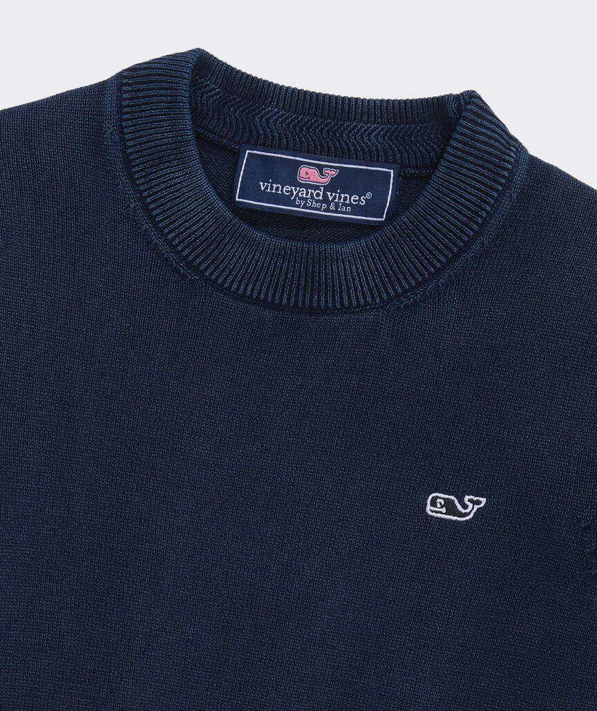Boys' Garment-Dyed Cotton Crewneck Sweater | vineyard vines