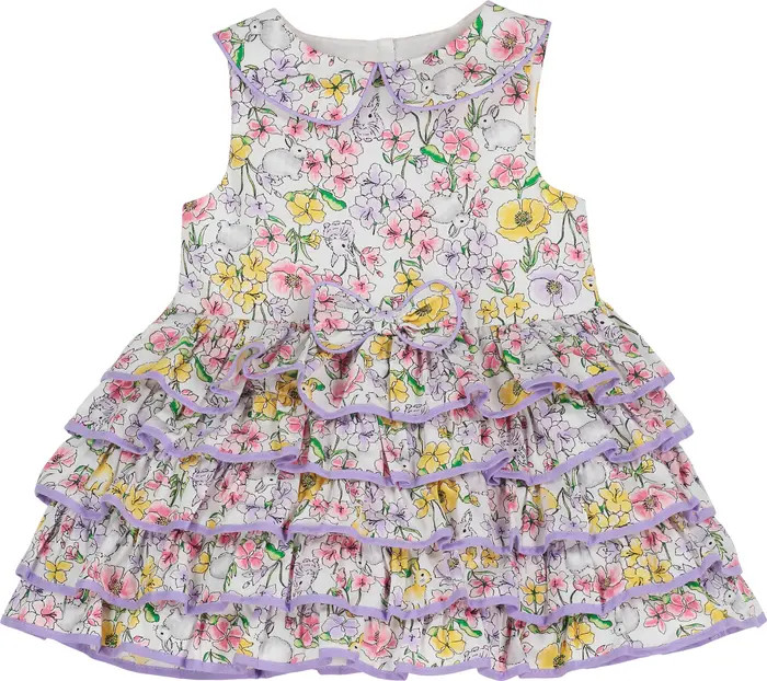 Tiered Cotton Bunny Print Dress | Nordstrom