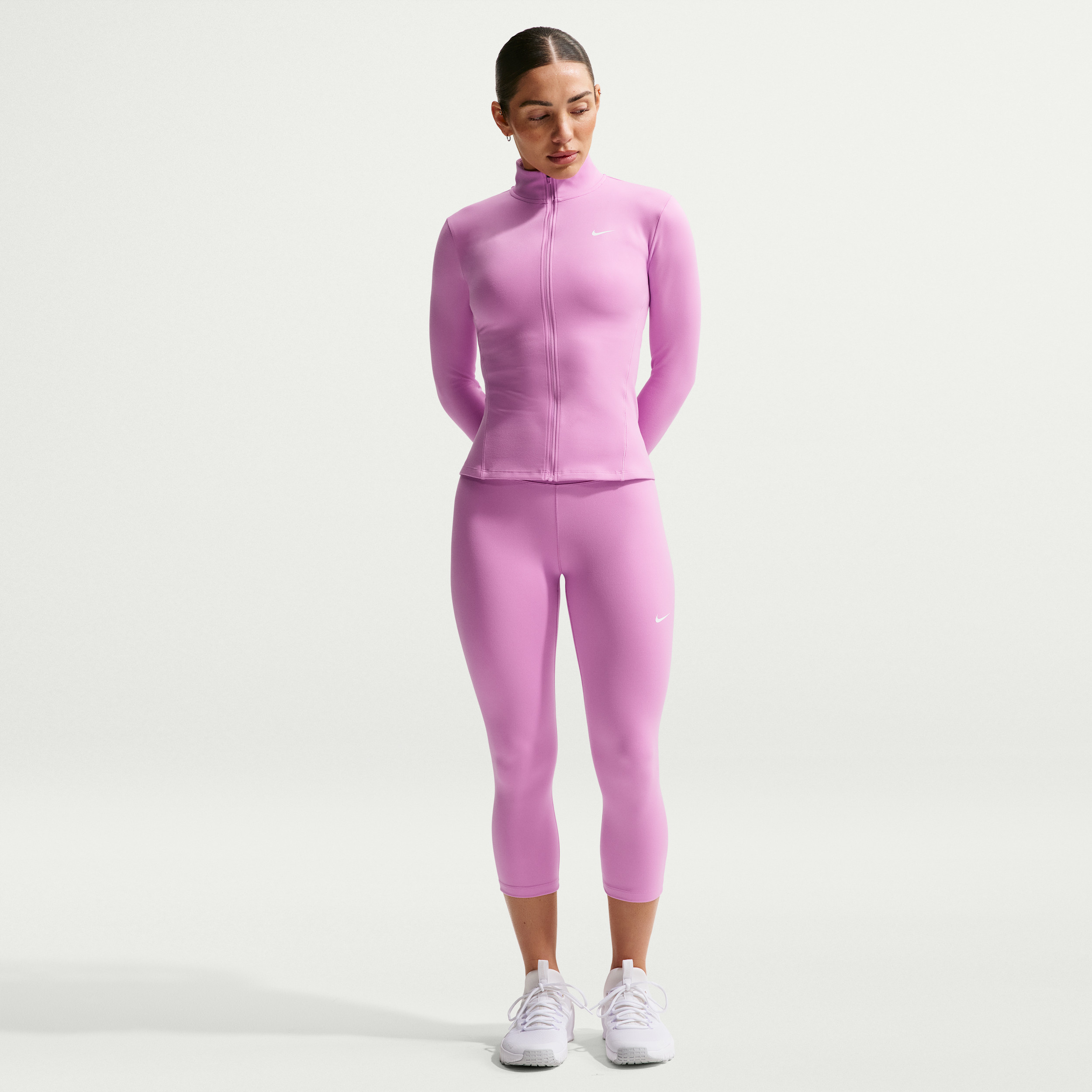 Nike Women's One High-Waisted Crop Leggings in Purple | FN3236-503 | Nike (US)