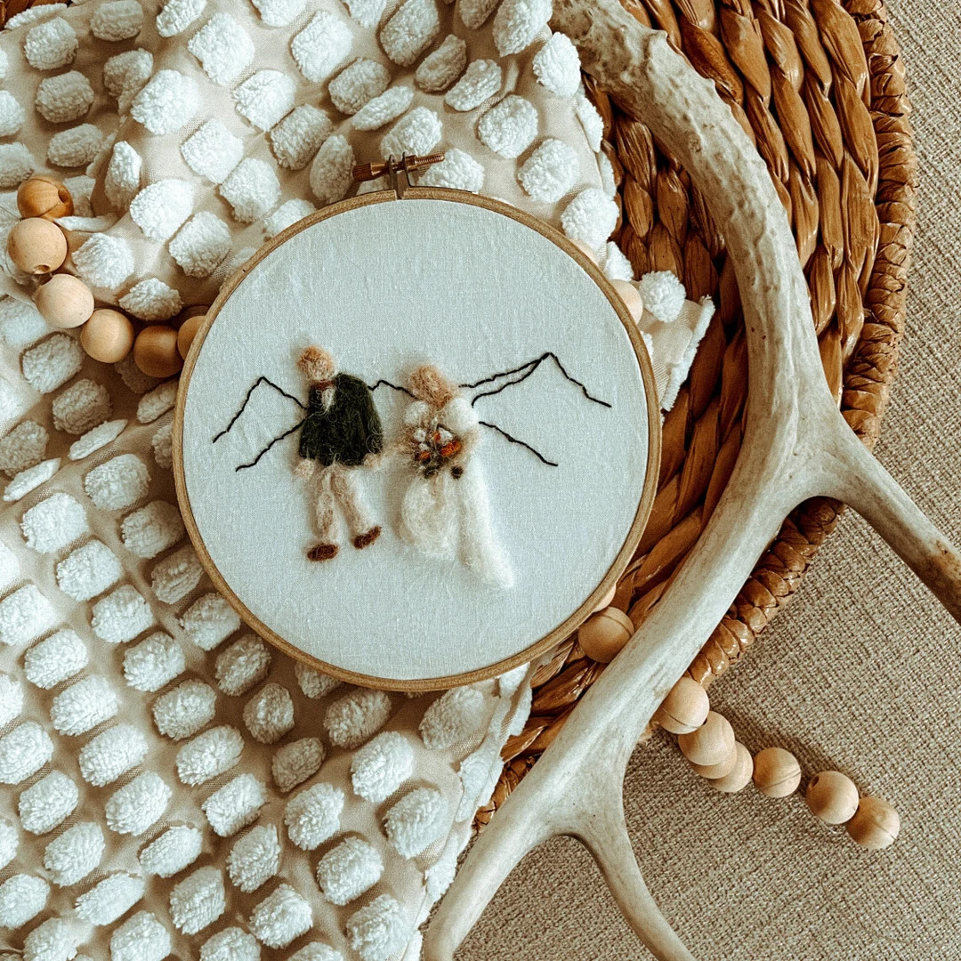 Custom Felted Family Portrait MEDIUM - Etsy | Etsy (US)