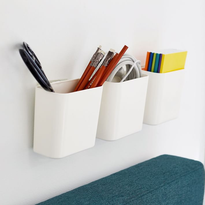 No Nails Square Cubbies, Set of 3 | Pottery Barn Teen