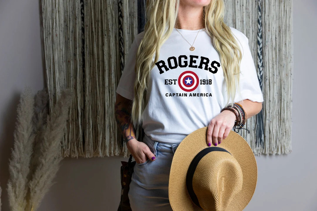 Rogers 1918 Shirt, Rogers Shirt, Winter soldier Shirt, Captain America Tee, Steve Rogers Shirt, A... | Etsy (US)