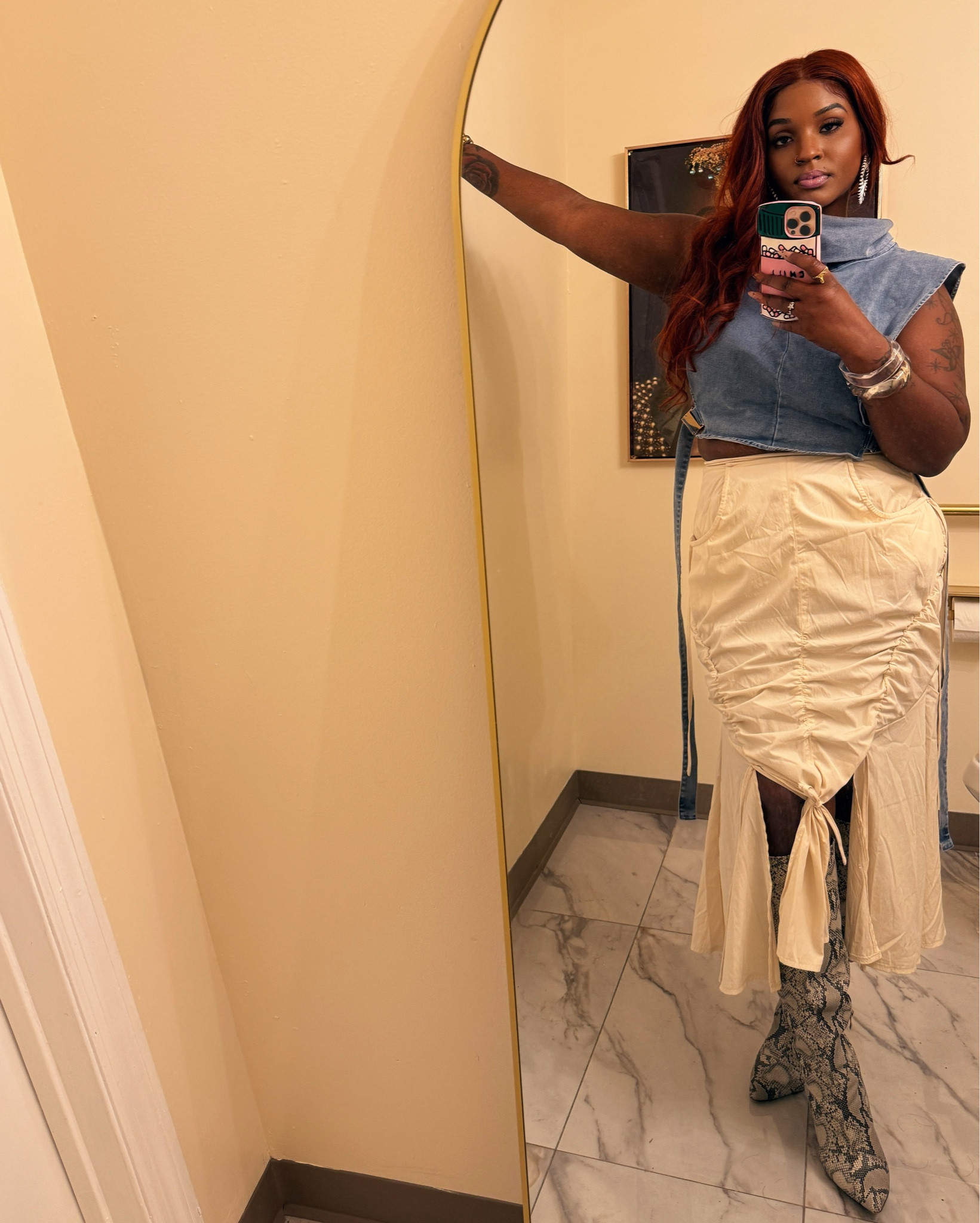 Denim, Nudes & prints 🔥

Tye’s style tip: Try print popping instead of color blocking!! 

#LTKStyleTip #LTKShoeCrush #LTKFindsUnder100
