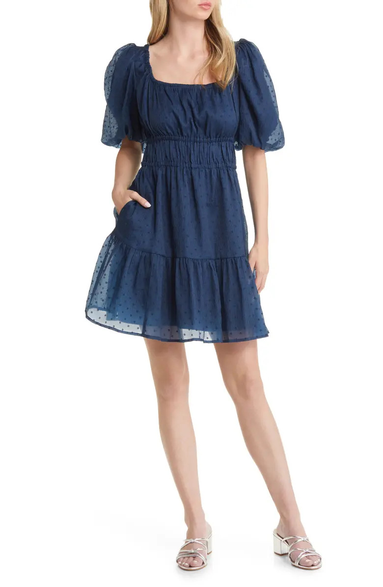 Puff Sleeve MinidressCHELSEA28 | Nordstrom