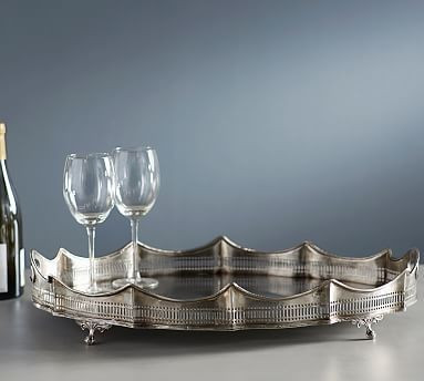 Antique Silver Butler Tray | Pottery Barn (US)