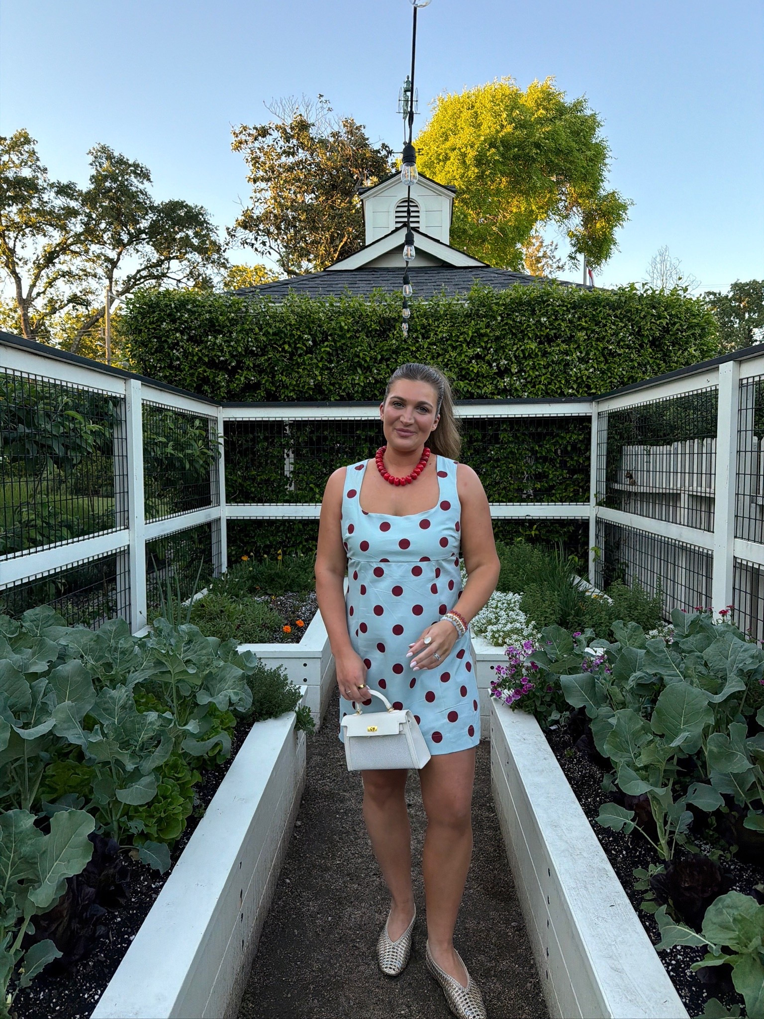 Polka dot mini dress for summer! 🩵

#LTKSeasonal #LTKootd