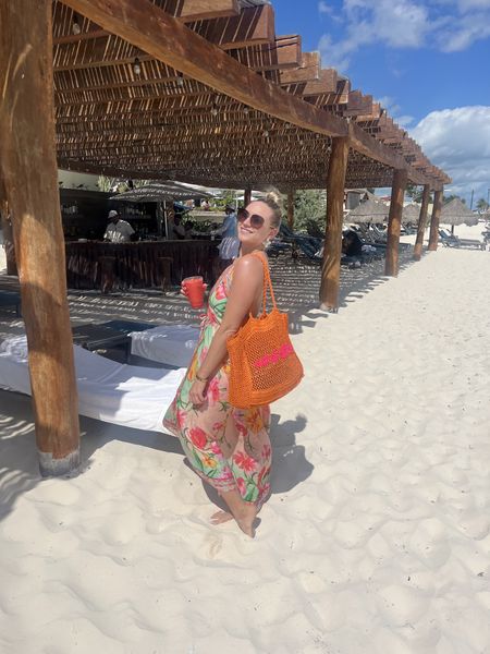 What’s your favorite beach drink? 

Mine is either a strawberry daiquiri or a Mojito! 

Wearing a size Small in my dress.

One of my absolute favorite things to do is walk alongside the ocean and having my toes in the sand. We spent lots of time doing just that this past weekend while we were in Cancun.


#Resort #ResortWear#Women’sResortwear #WomenResort #WomenResortOutfitInspiration #Women’sResortInspiration #ResortWearForWomen #Women’sOutfitInspo #PoolSide #Women’sPoolOutfits #TropicalDestinationOutfit #TropicalDestination #BeachVacay #BeachVacation #BeachTrip 


Start thinking about this stunning dress, perfect for date night or an elegant beach/pool cover up 

#beachcoverup #Beach #Cover-up #BeachCoverUp #DateNight #TropicalVacation #VacationOutfit #VacationDateNight #FloralDress #WinterVacation #WinterGetaway 

#LTKtravel #LTKSeasonal #LTKswim