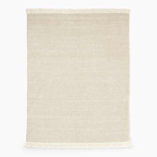 Tweed Flatweave Cotton Wool Rug | West Elm (US)