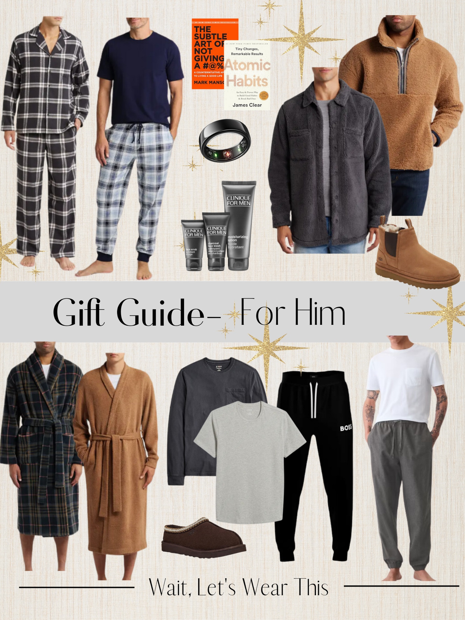 Gift Guide 🎁 Lounge/ pajamas for him 

Gift Guide for Him✨ perfect for your partner, husband, boyfriend, dad, father-in-law, brother, friends ✨

Christmas gift ideas/ Christmas gift info 
Men’s gifts, men’s gift ideas, Christmas gift guide 

#LTKHoliday #LTKGiftGuide #LTKMens