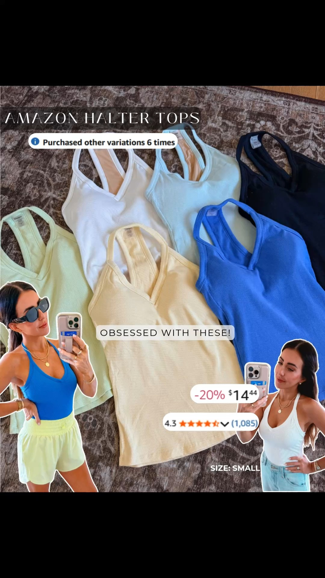Sharing my favorite Amazon built-in bra, V-neck cotton tank top! It’s ribbed it’s stretchy, it’s super comfortable, and it’s on sale for Amazon prime day! Wearing a small.

#LTKootd #LTKSaleAlert #LTKOver40