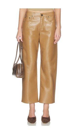Citizens of Humanity Faye Vintage Straight Pants in Brown. - size 31 | Revolve Clothing (Global)