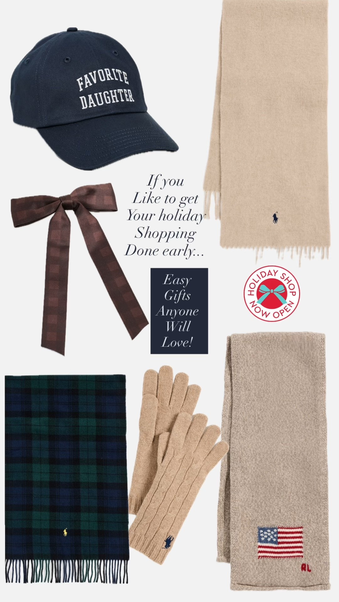 I've always been a buy now wear now kind of shopper and that applies to holidays and gifts — daily edit cover from Found by Em
