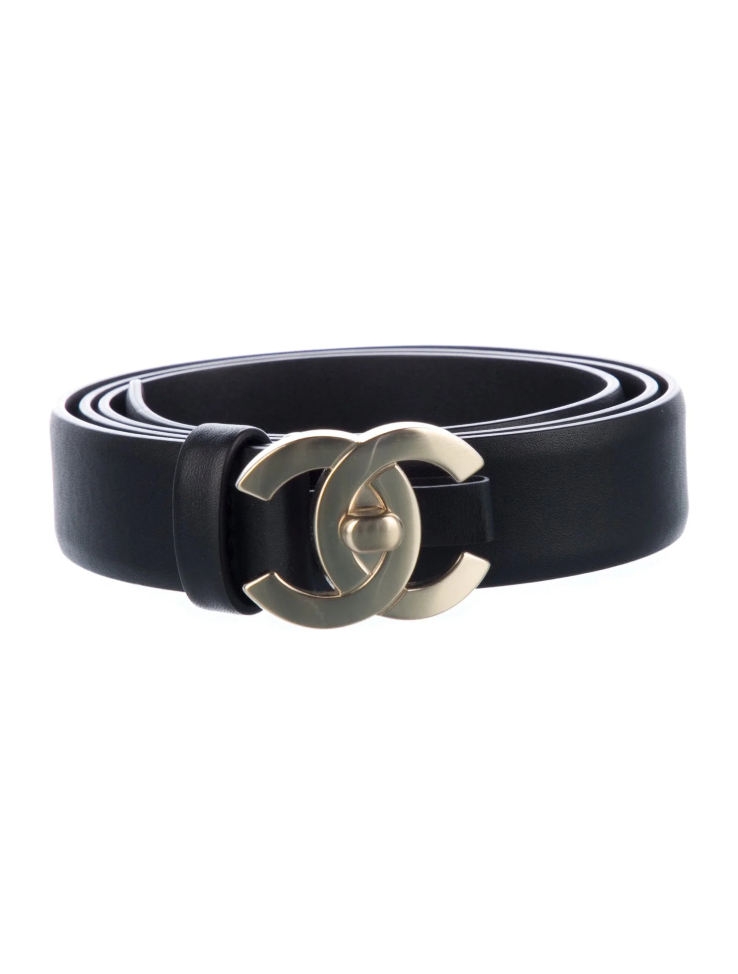 2018 Interlocking CC Logo Belt | The RealReal