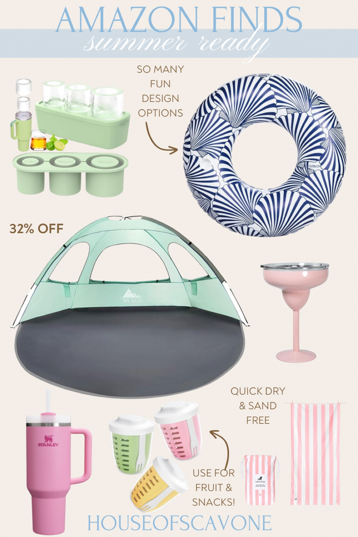 summer beach finds and must haves! #fun #funinthesun #summer #summerfinds #poolfinds #beachfinds #beachfloat #floatie #poolfloat #beachtent #forkids #tumbler #icemold #quickdrytowel #beachtowel #pooltowel

#LTKSwim #LTKSeasonal #LTKFindsUnder50