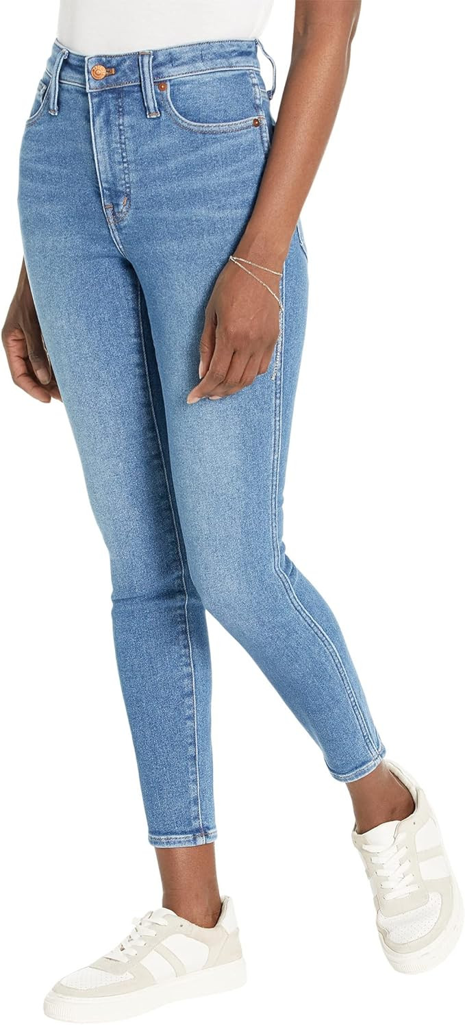 Madewell Curvy 10" High-Rise Skinny Jeans in Eardley Wash Eardley Wash 26 10 | Amazon (US)