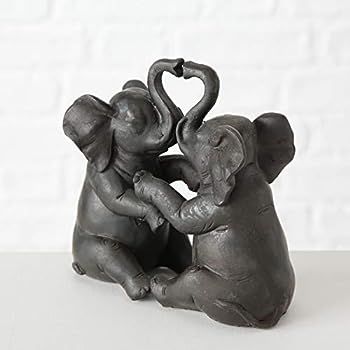 WHW Whole House Worlds Playful Pachyderms, Decorative Elephant Sculpture, Bronze Tone, 6 1/4 Inch... | Amazon (US)