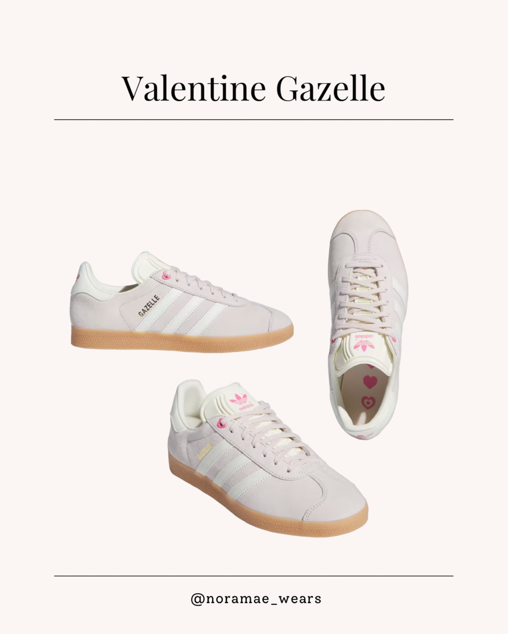 Limited Edition Valentine Gazelle 

#LTKshoecrush #LTKfamily #LTKGiftGuide