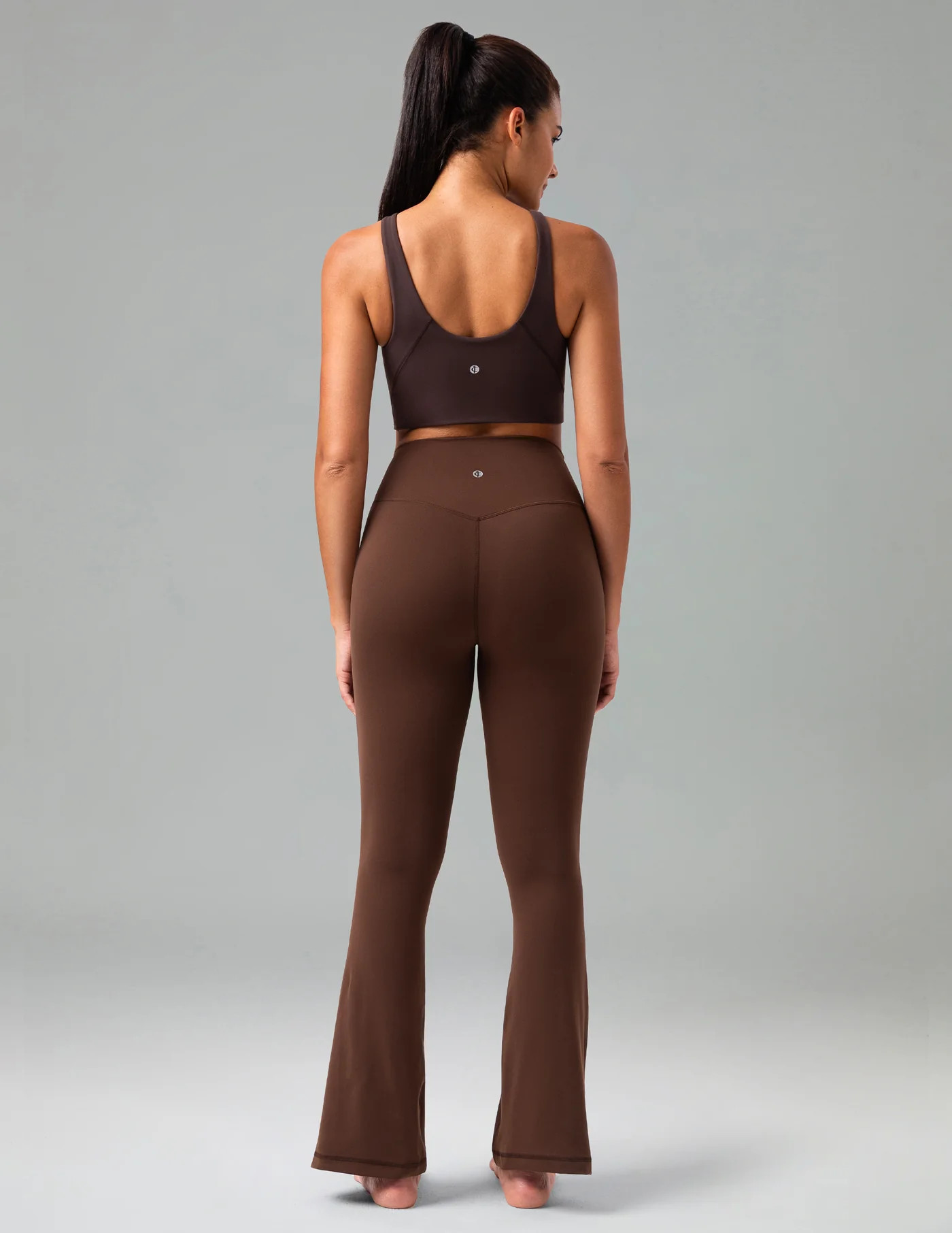 Dreamlux High Waisted No Front Seam Flare Legging 29.5" | Colorfulkoala