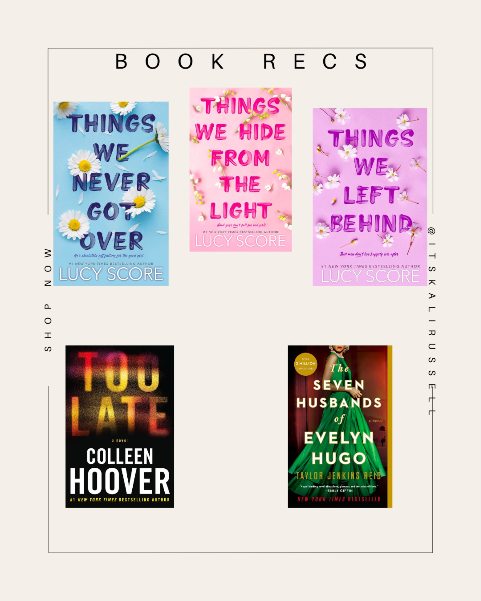 Book recommendations 
#romance 

#LTKfindsunder50 #LTKGiftGuide #LTKhome