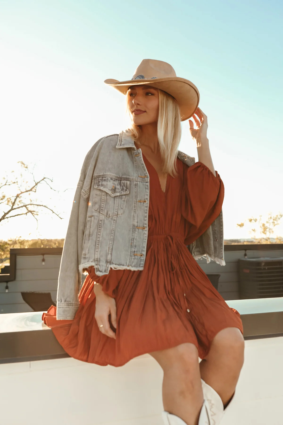 Cassadee Distressed Cropped Jacket- FINAL SALE | The Post