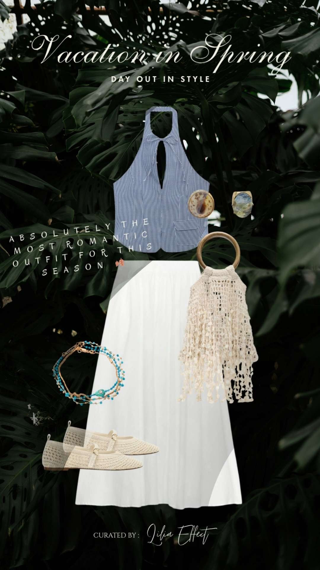 Vacation in spring — day out in style 🤍 Absolutely the most romantic outfit for the season—soft, flowy, and effortlessly feminine for sun-filled days and dreamy moments. 🌿✨ 

 #LTKootd