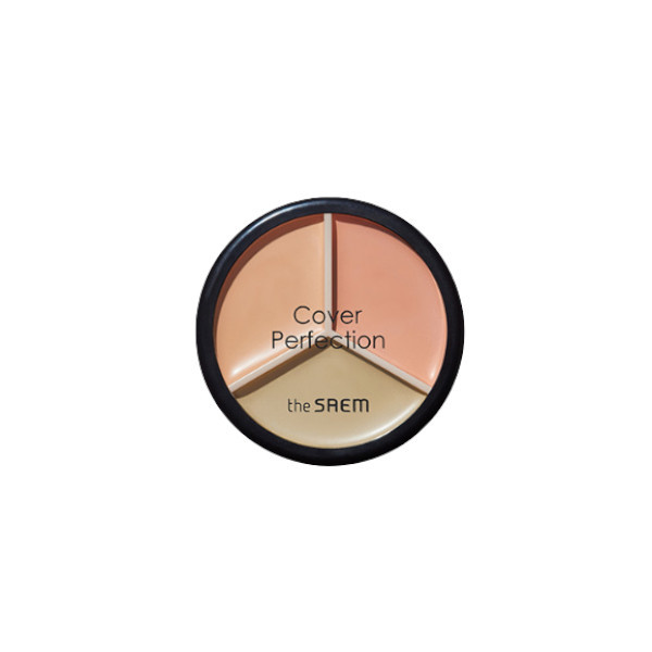 The Saem - Cover Perfection Triple Pot Concealer - 4.5g*3 - 01 Correct Beige | Stylevana