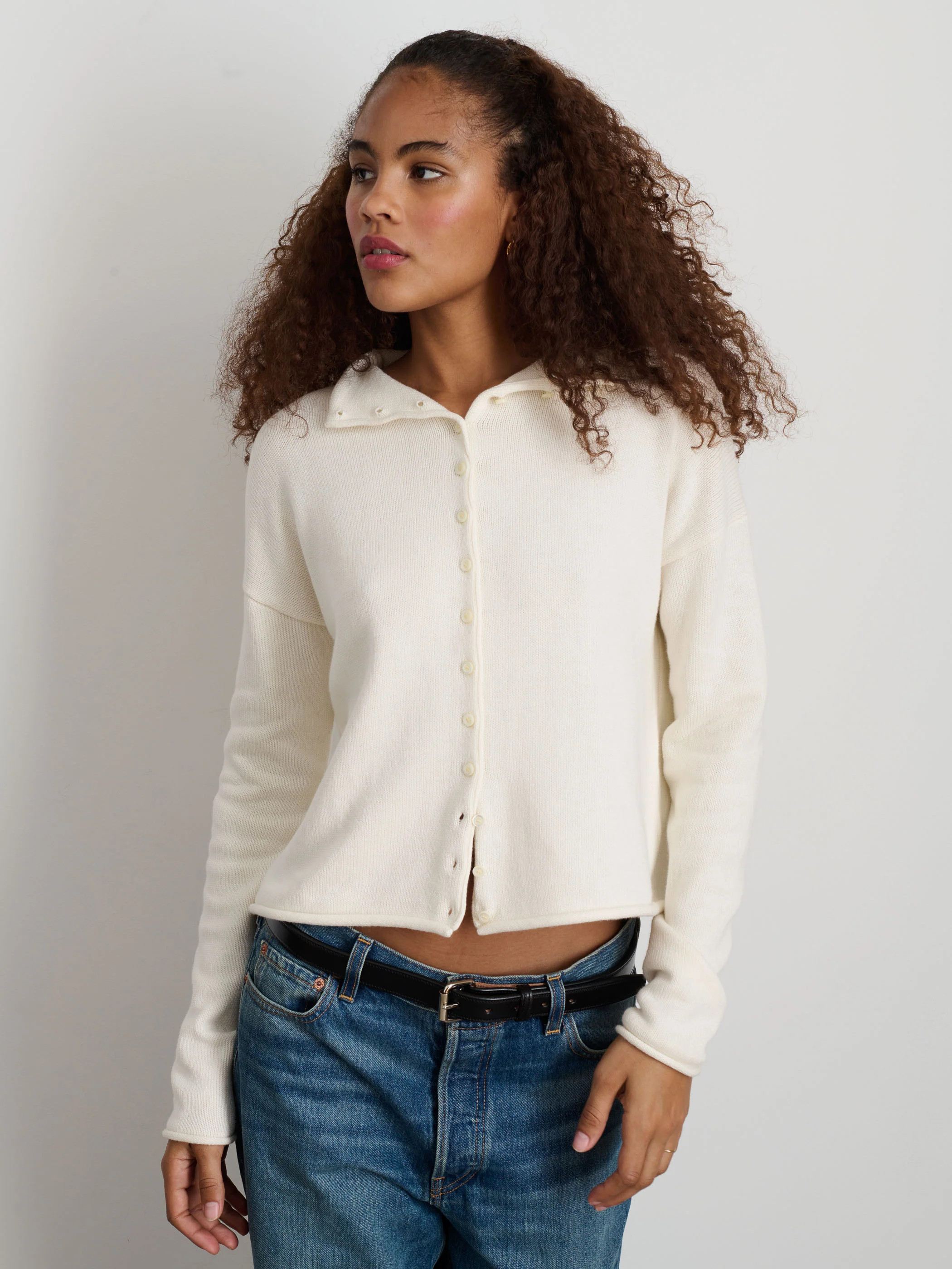 Taylor Cardigan in Cotton Cashmere | Alex Mill