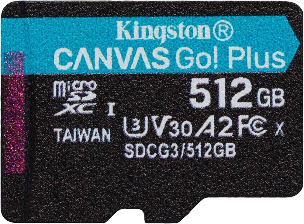 Kingston 512GB Canvas Go Plus SDXC Card | Up to 170MB/s | UHS-I, C10, U3, V30 | SDG3/512GB | Amazon (US)