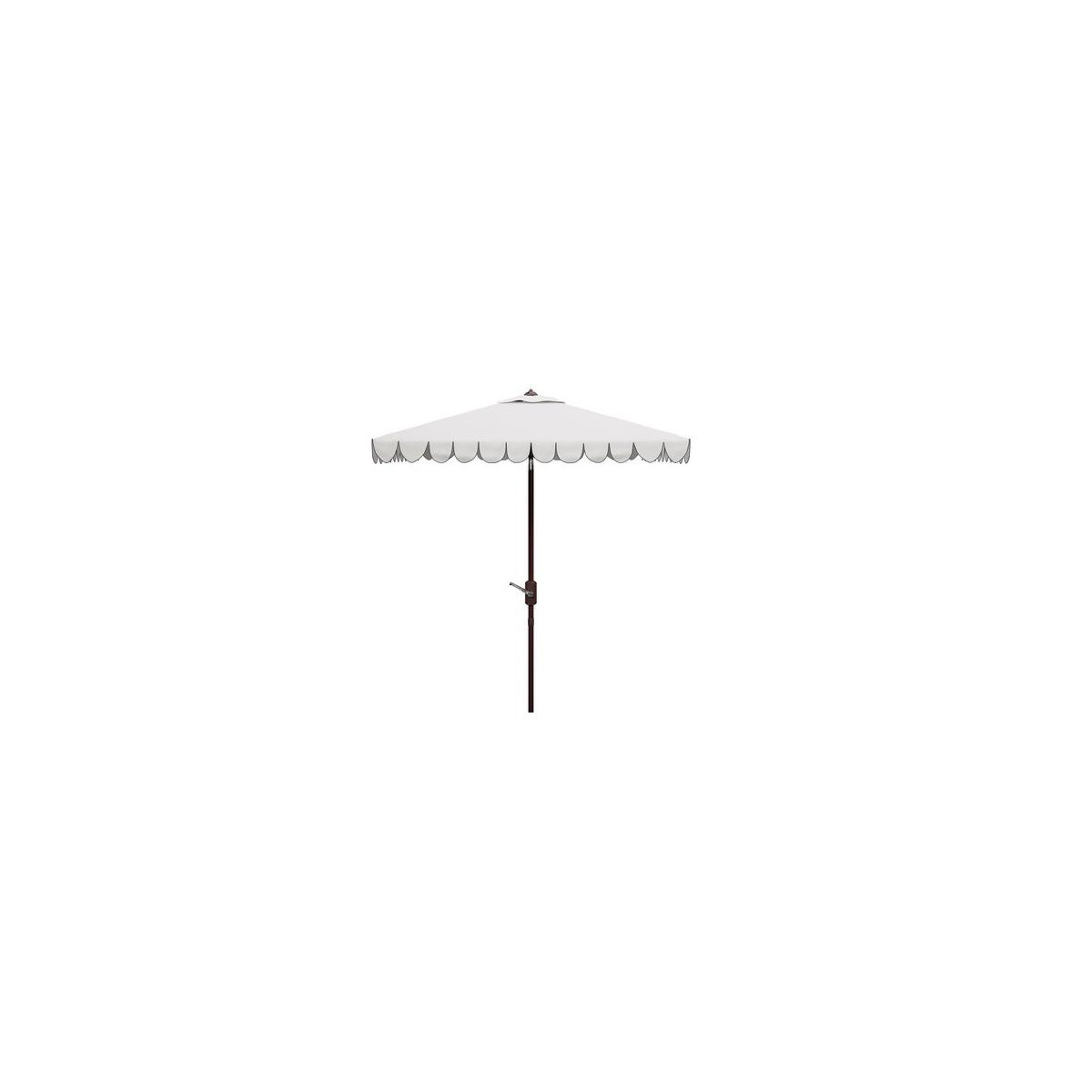 Venice 7.5 Ft Square Crank Patio Outdoor Umbrella  - Safavieh | Target