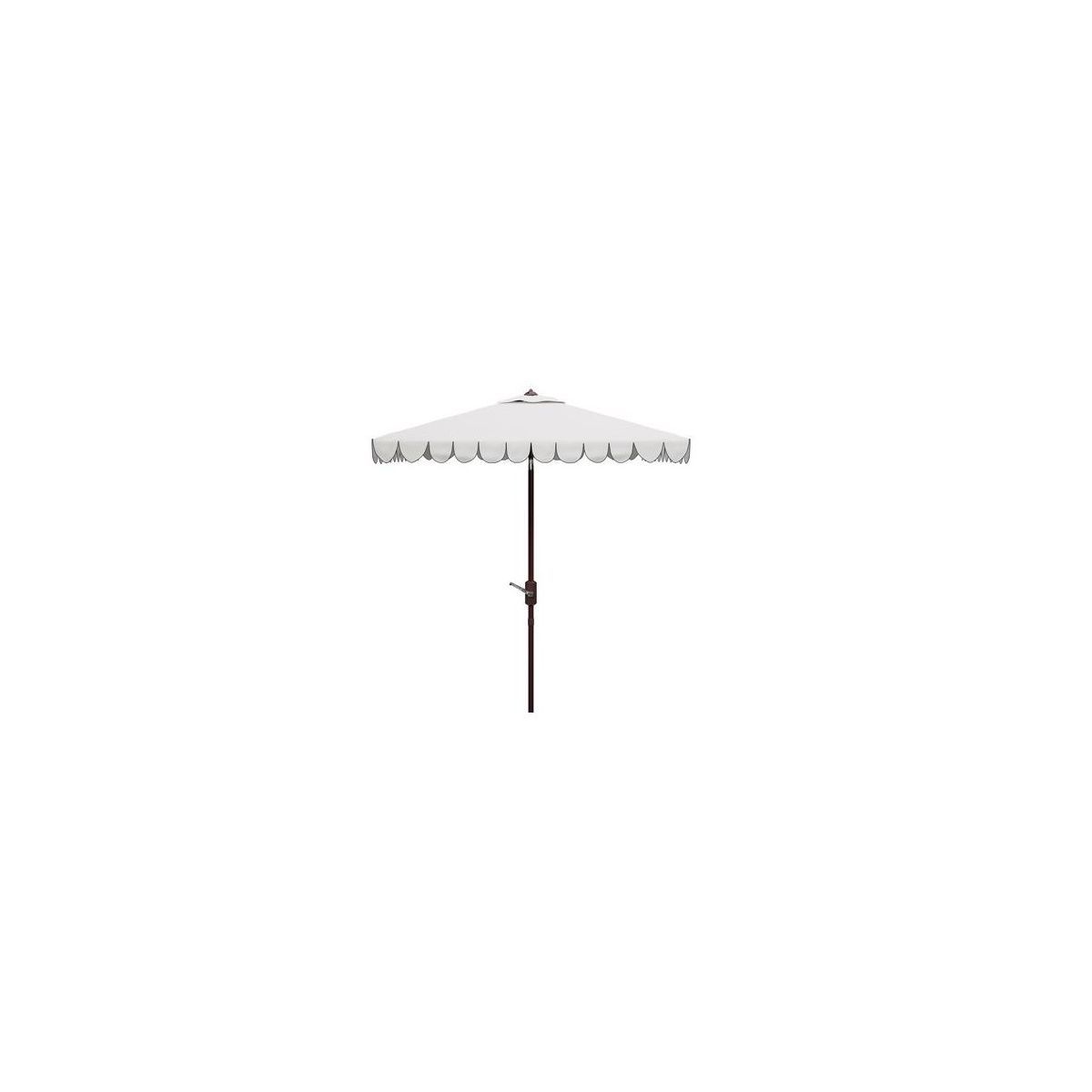 Venice 7.5 Ft Square Crank Patio Outdoor Umbrella  - Safavieh | Target