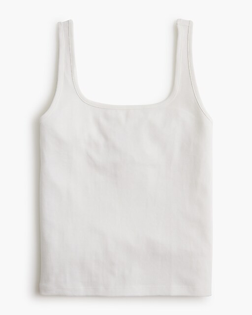 Essential squareneck tank top | J.Crew Factory