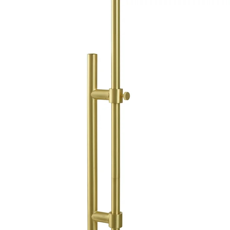 Better Homes and Gardens Adjustable Pharmacy Floor Lamp, 51.5" to 72", Modern Style, Brass Finish... | Walmart (US)