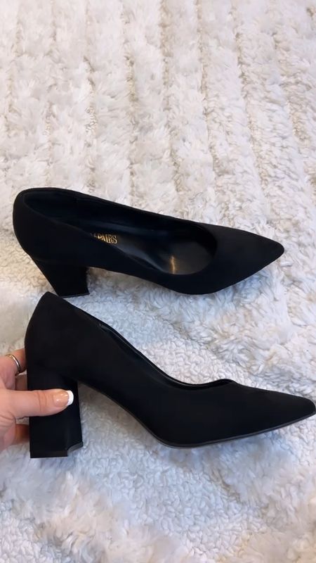 My favorite brand of shoes from Amazon!  Love these block heels with the pointed toe detail. Several colors and fit tts.  Good padding too!  I would say comfy for heels! 

#LTKshoecrush #LTKworkwear #LTKfindsunder50