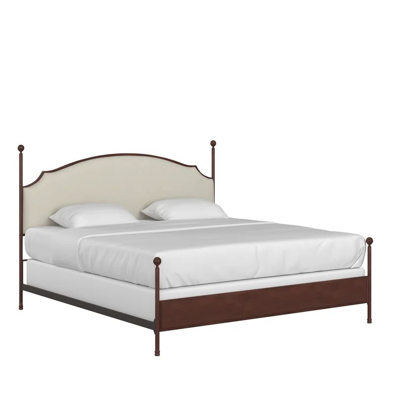 Marinez Upholstered Metal Standard Bed | Wayfair North America