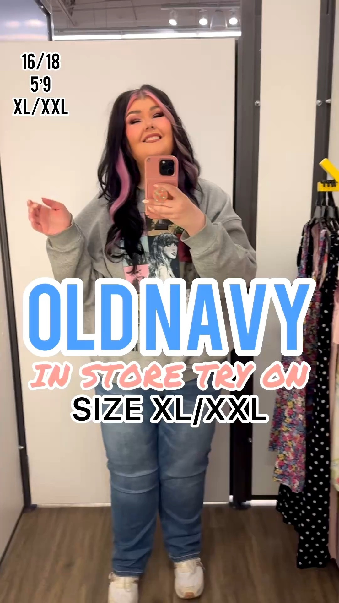 Old navy in store try on! Spring fashion

#LTKPlusSize #LTKSpringSale #LTKMidsize