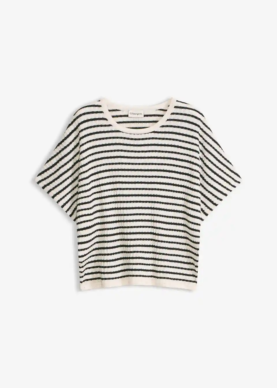 Strickshirt aus luftigem Leinen-Mix | Bonprix DE