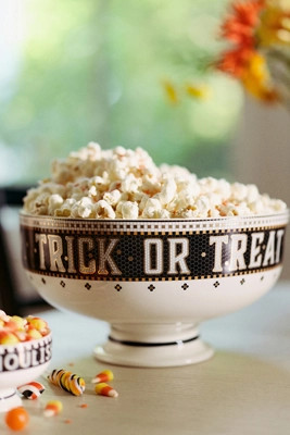 The Bistro Tile Stoneware Candy Bowl: Halloween Edition | Anthropologie (US)
