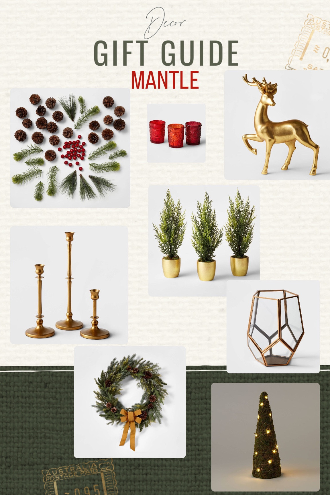 HOLIDAY Mantle Decor ✨

#LTKCyberweek #LTKHoliday #LTKSeasonal