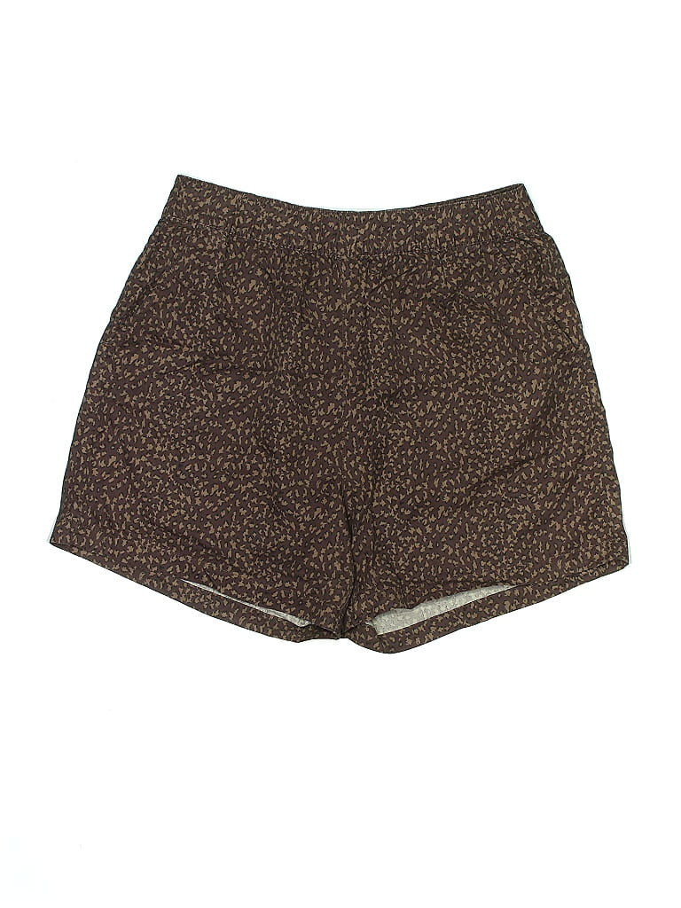 Social Standard by Sanctuary Shorts: Brown Animal Print Bottoms - Size 2X-Large | ThredUp