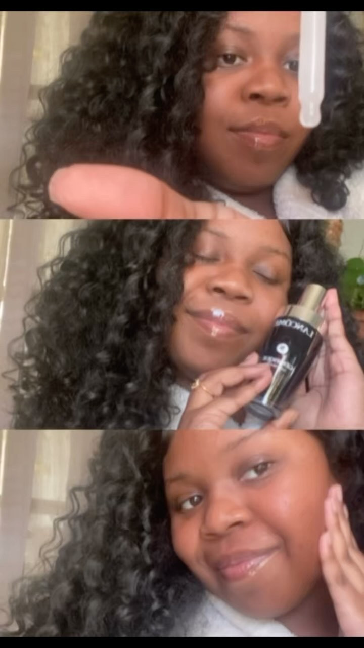 Let me tell you I absolutely love this serum. I have been using it for the past couple of weeks and I have noticed a drastic change within my pores and the tightening of my skin not only is it super hydrating a little bit goes a long way, and it’s so comfortable on the skin @LANCOMEOFFICIAL  #GENIFIQUE #STEPINTOTHEFUTURE

.
.
.
.
.
.
.
.
#plussizefashion #plussizebeauty #plussizebeauty #plussizemodel #plussizeblogger #microinfluencer #explore #explorepage #fashion #fashionstyle #outfitoftheday #outfitinspo #reel #reelsinstagram #reelsinstagram
#reelvideo #highfashion #highfashionmakeup #highfashionmodel
#maincharacter #maincharacterenergy #her #viral #beautycreator #makeuptutorial #stepintothefuture #giftedbylancome #genefique